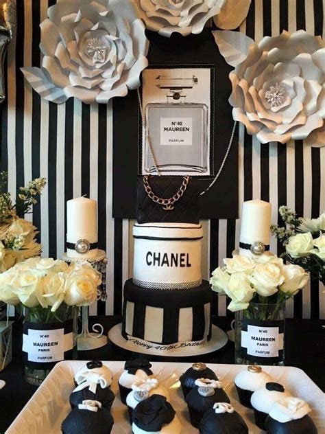 diy chanel birthday party decorations